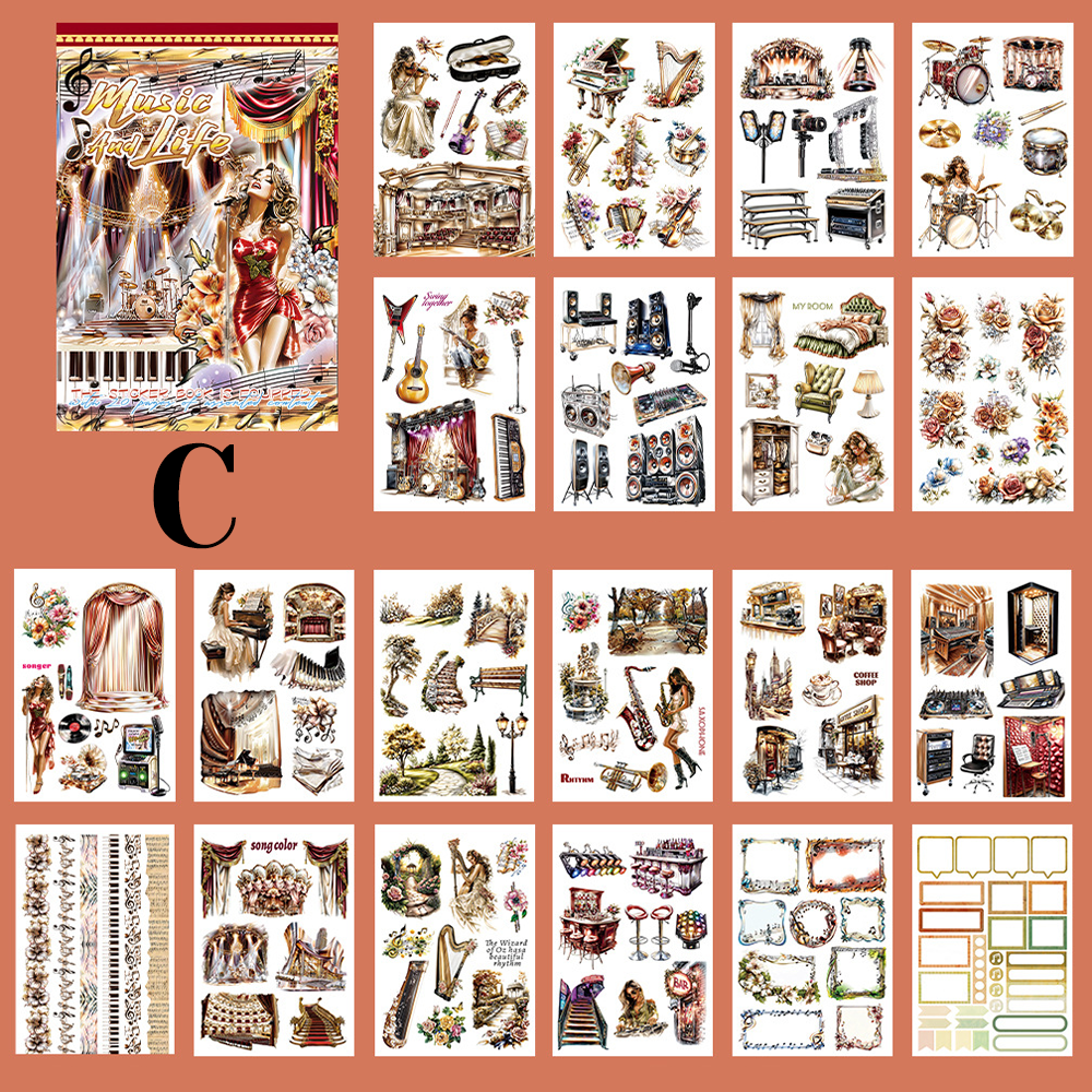 Vintage Sticker Book Vol.11