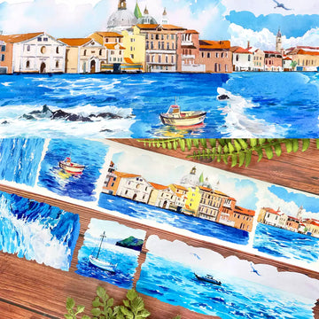 NEW Blue Reef and Sea Tide PET Tape (7cm* 140cm)