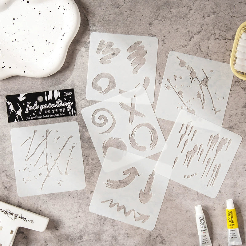 Square various patterns Mask Stencil