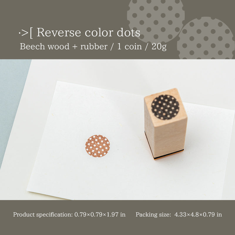 Basic Geometric Wooden Stamps