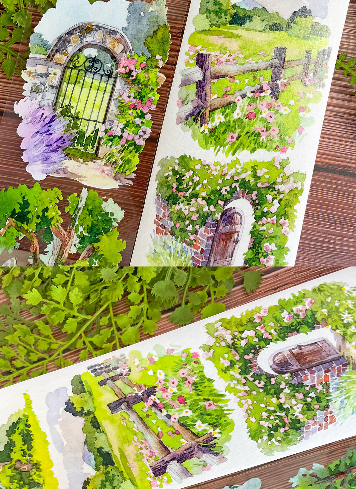 【NEW Studio】Lakeside Sketch Landscaping Tape (7cm* 125cm)