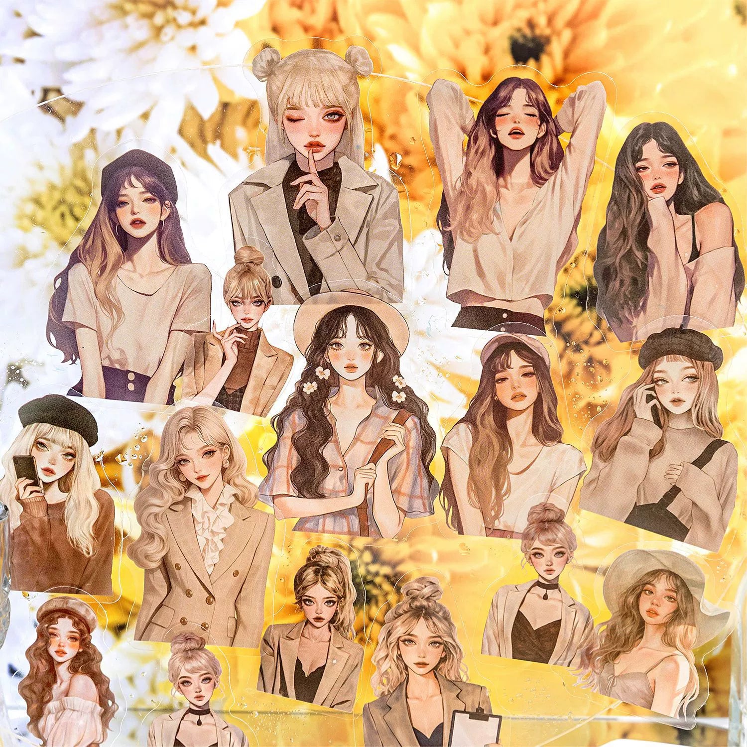 Beauty Era Series PET Sticker