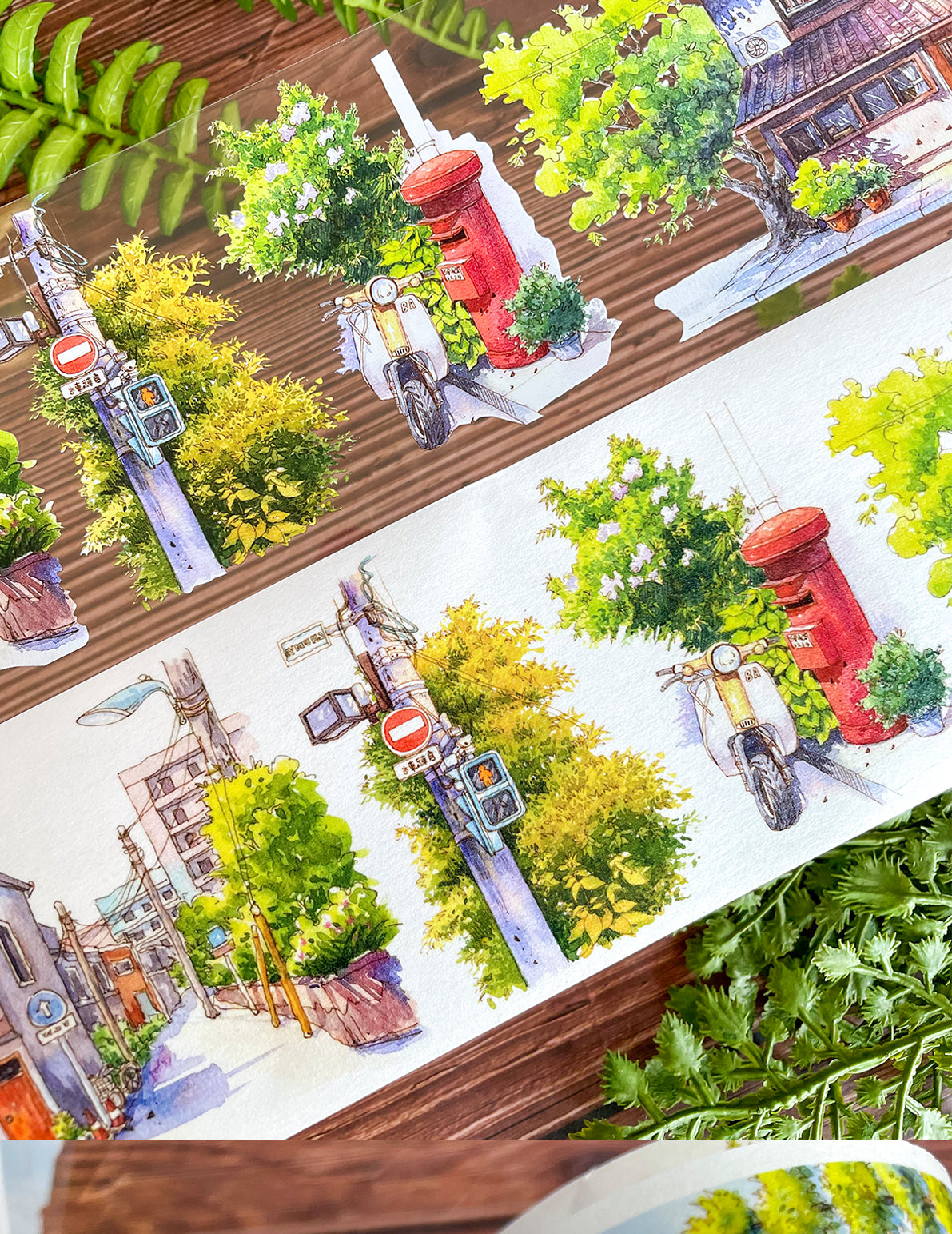 【NEW Studio】 Summer Town Tape (7cm* 125cm)