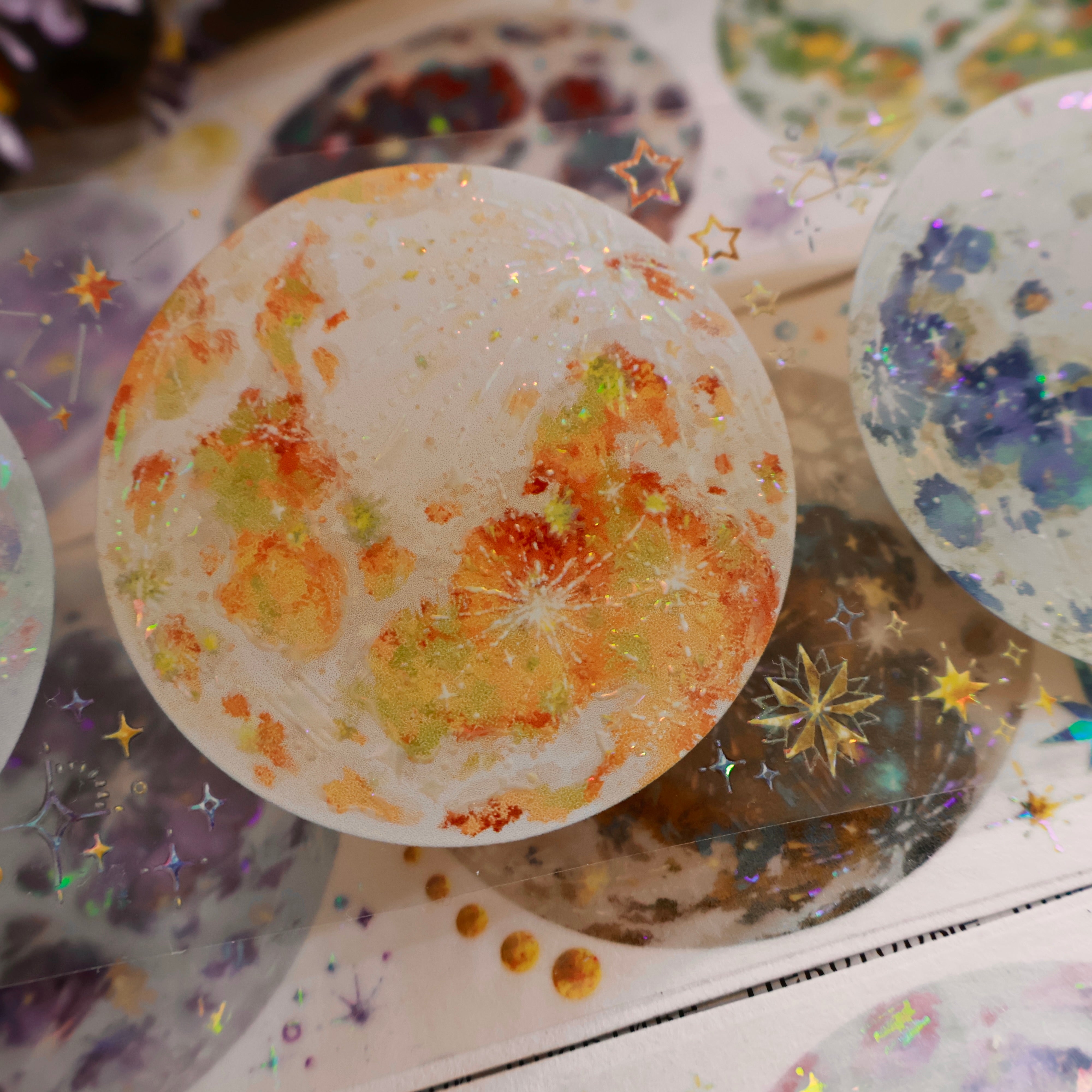 Mottled Moon PET Tape (6cm*120cm)