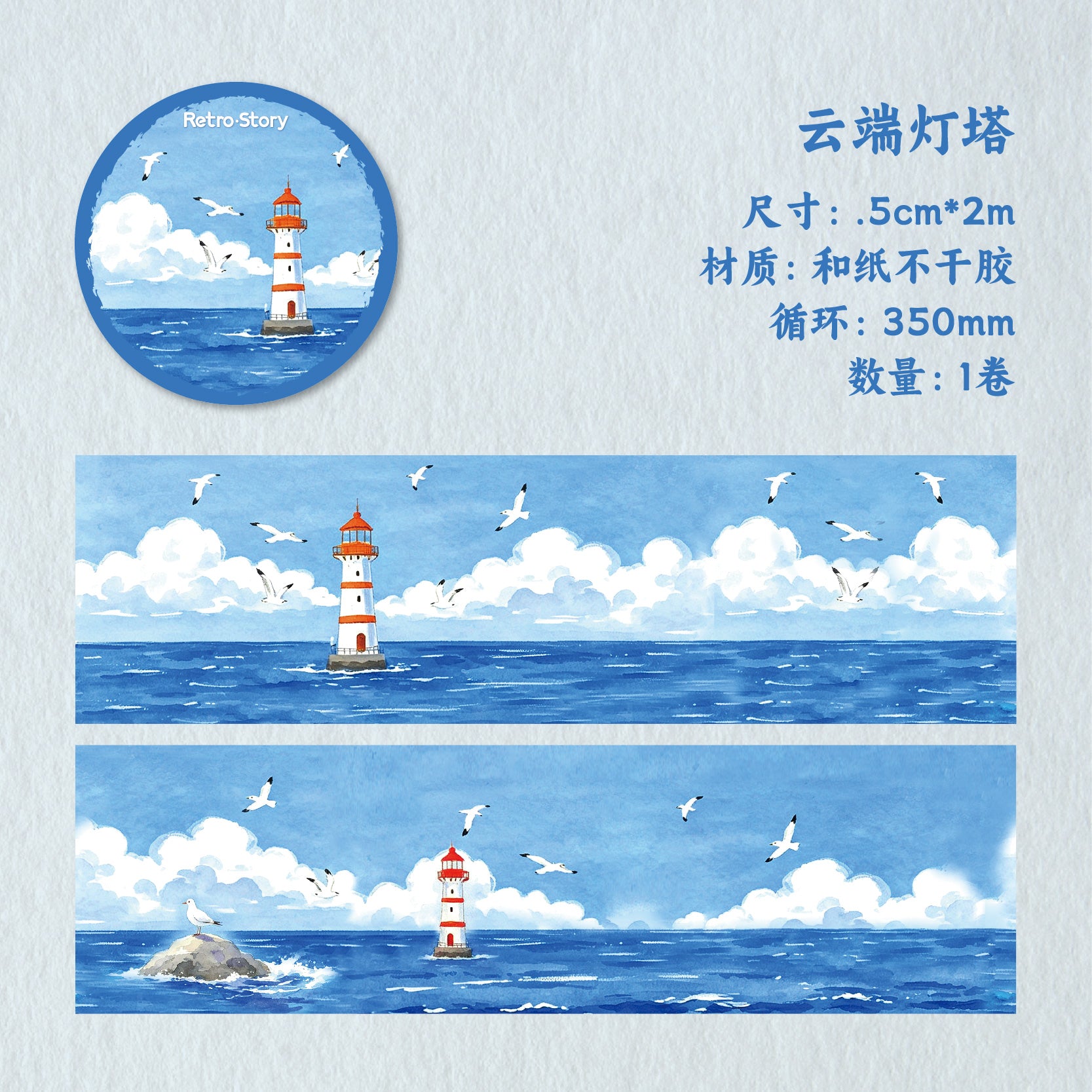 Letters from the Coast Washi Tape