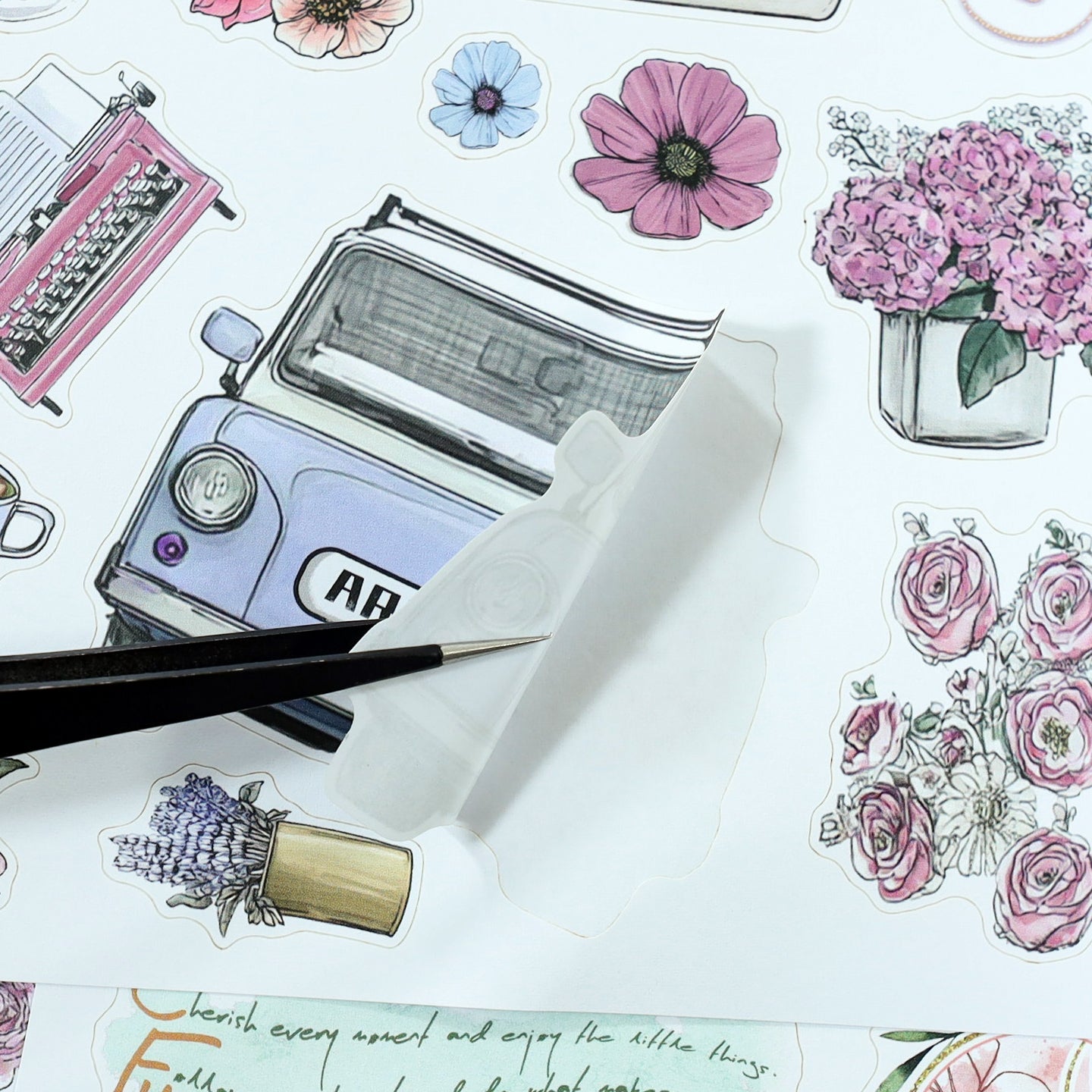 Vintage Sticker Book Vol.28 - Pretty Planner