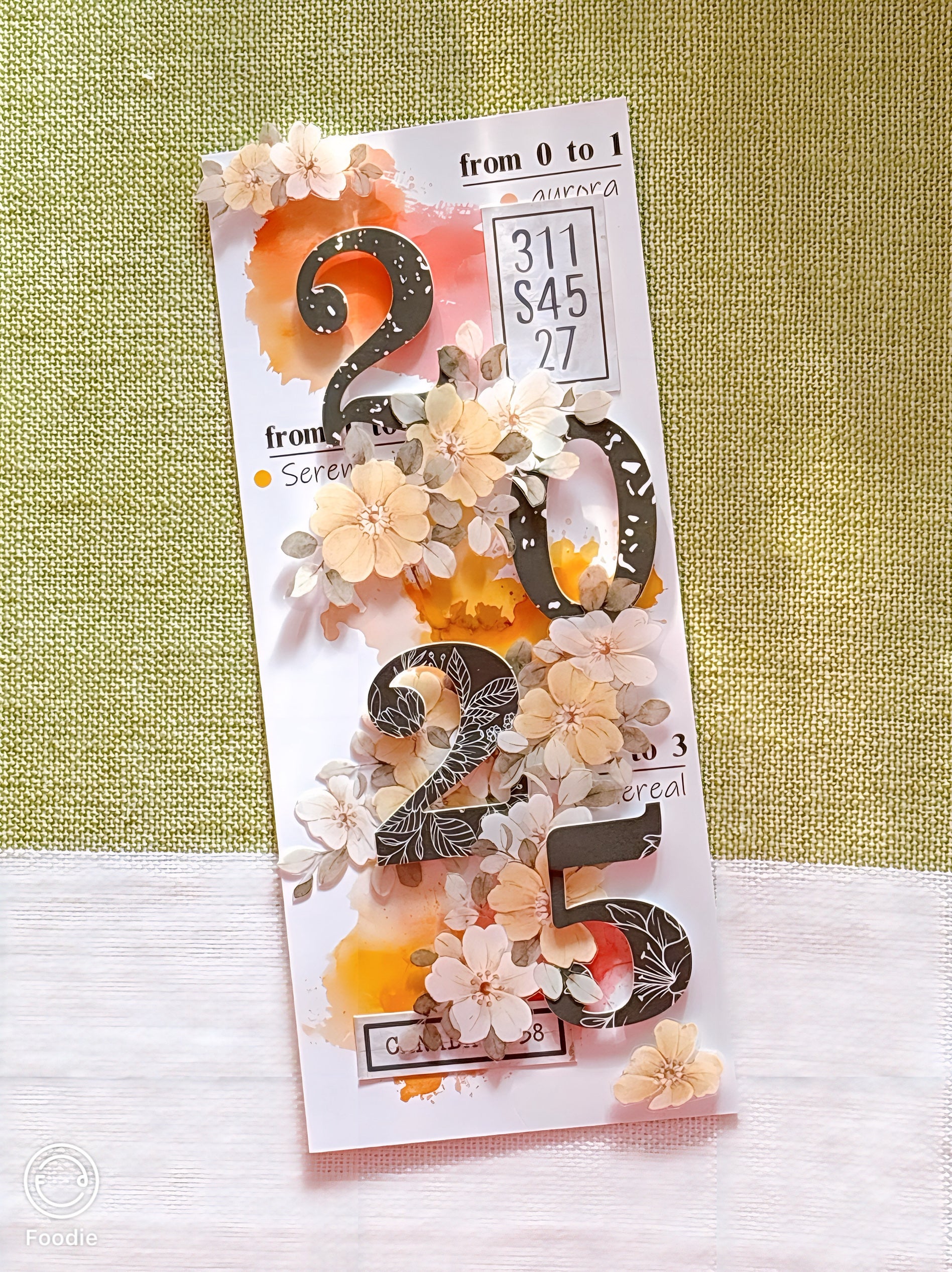 Small Yellow Flower Tape (5.5cm*120cm)