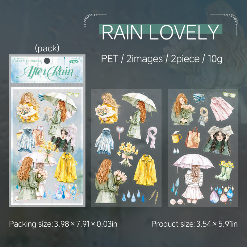 Qing Ning after the rain PET Sticker