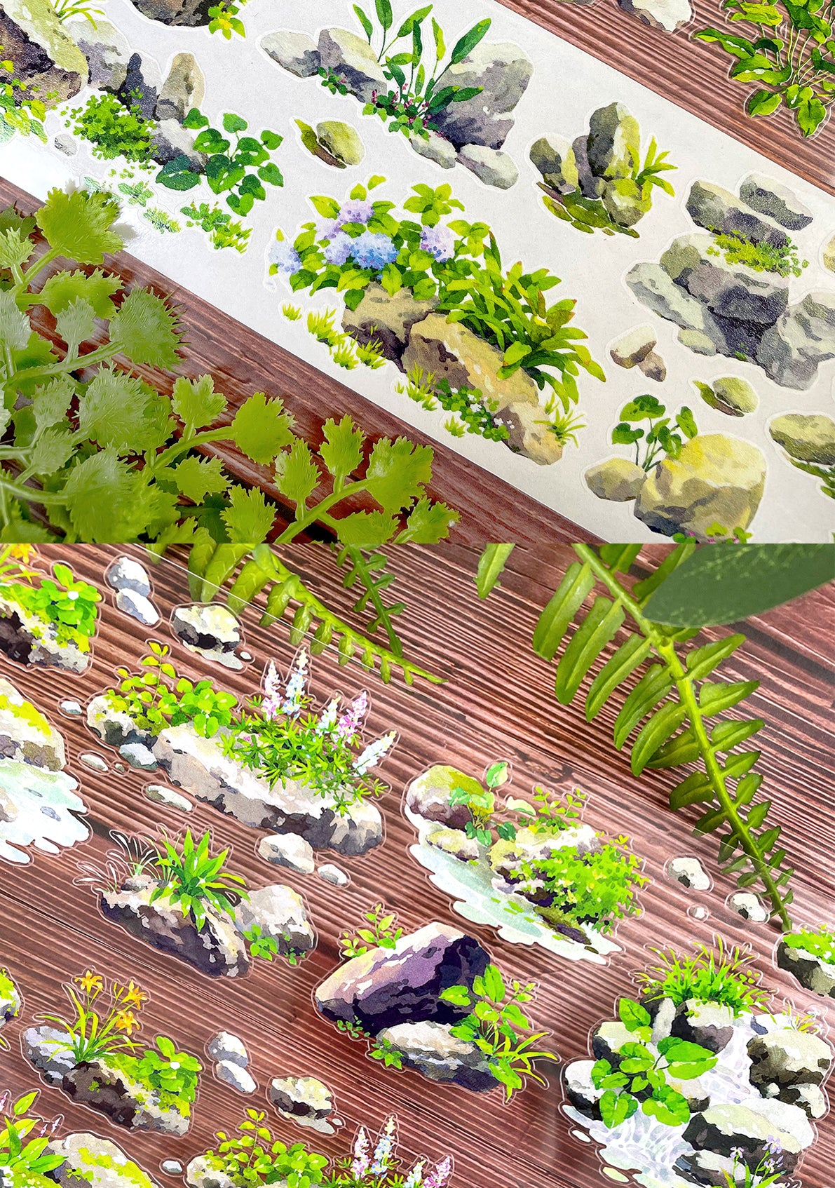 【NEW Studio】 Quiet Stone Landscaping Pre-cut Tape (7cm* 170cm)