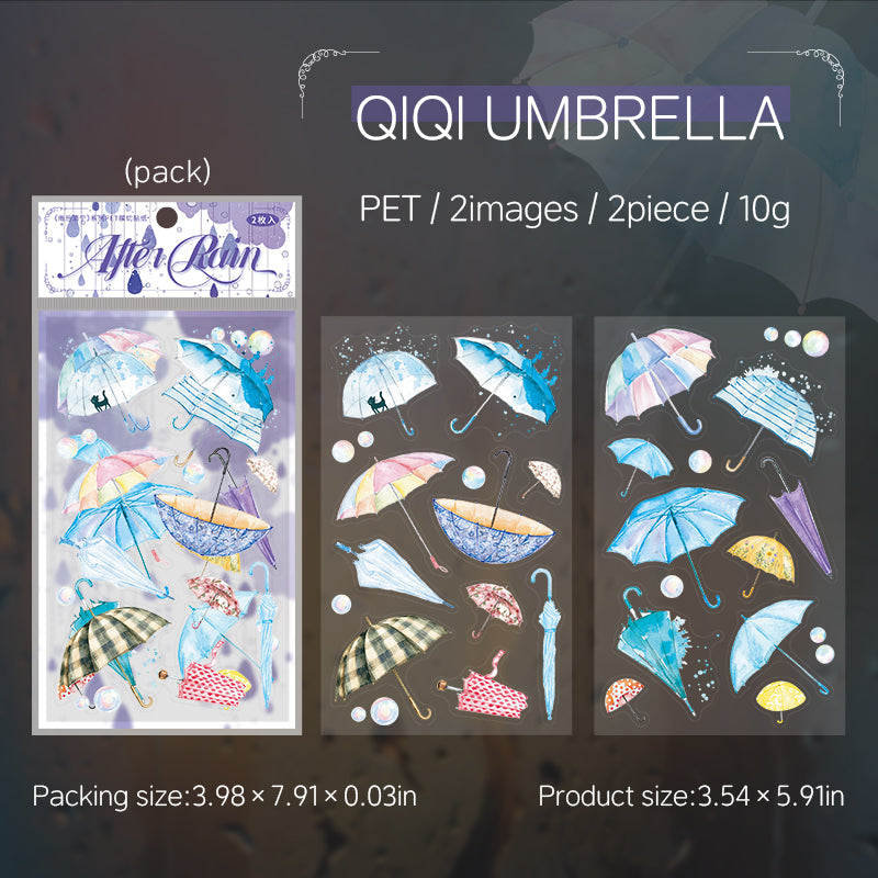 Qing Ning after the rain PET Sticker