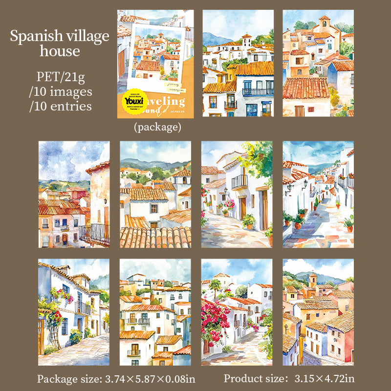 Circumnavigation Background PET Sticker