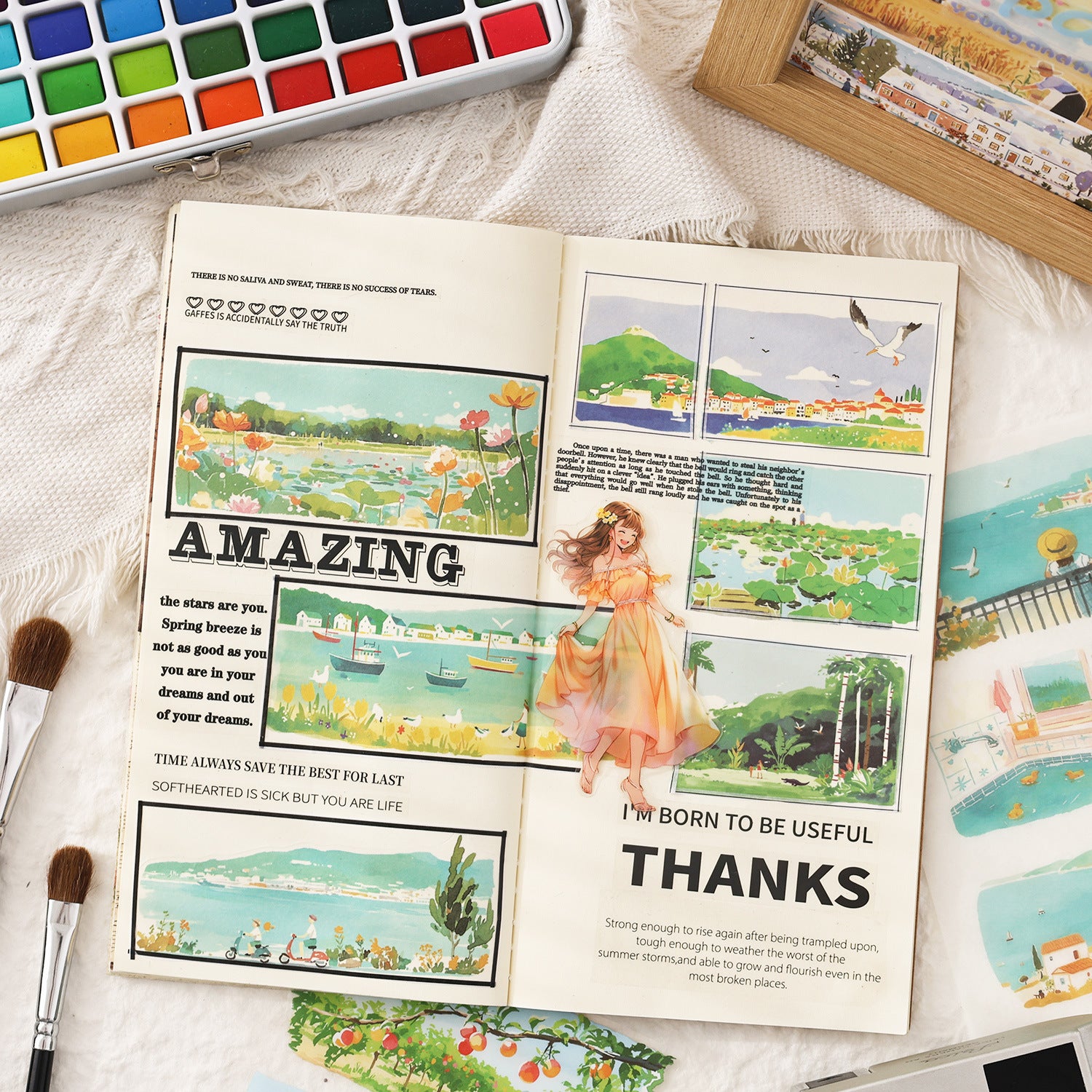 Four Seasons Appreciation Sticker Book