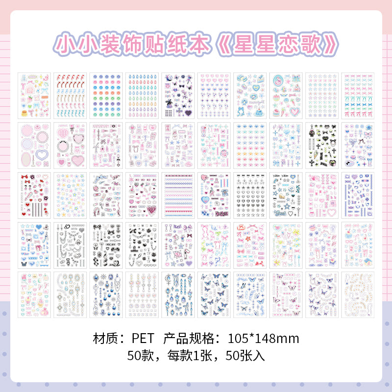 Decorative Pre-cut Sticker Book