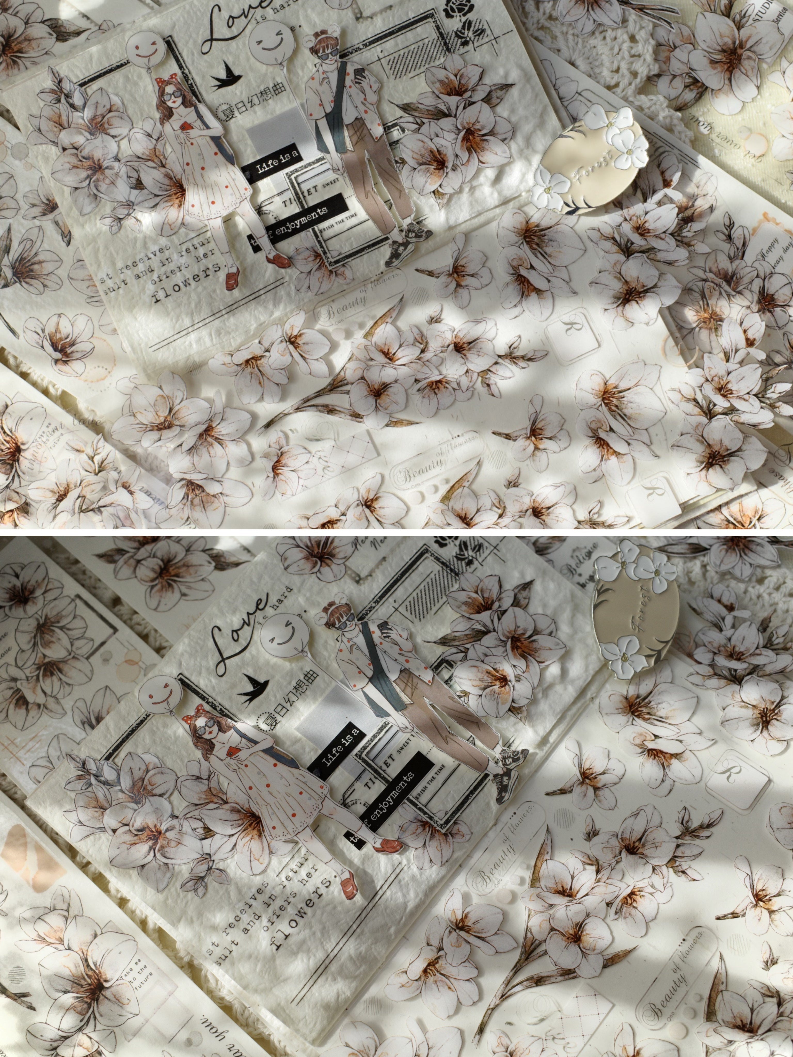 Freesia Flowers Tape (5.5cm*150cm)