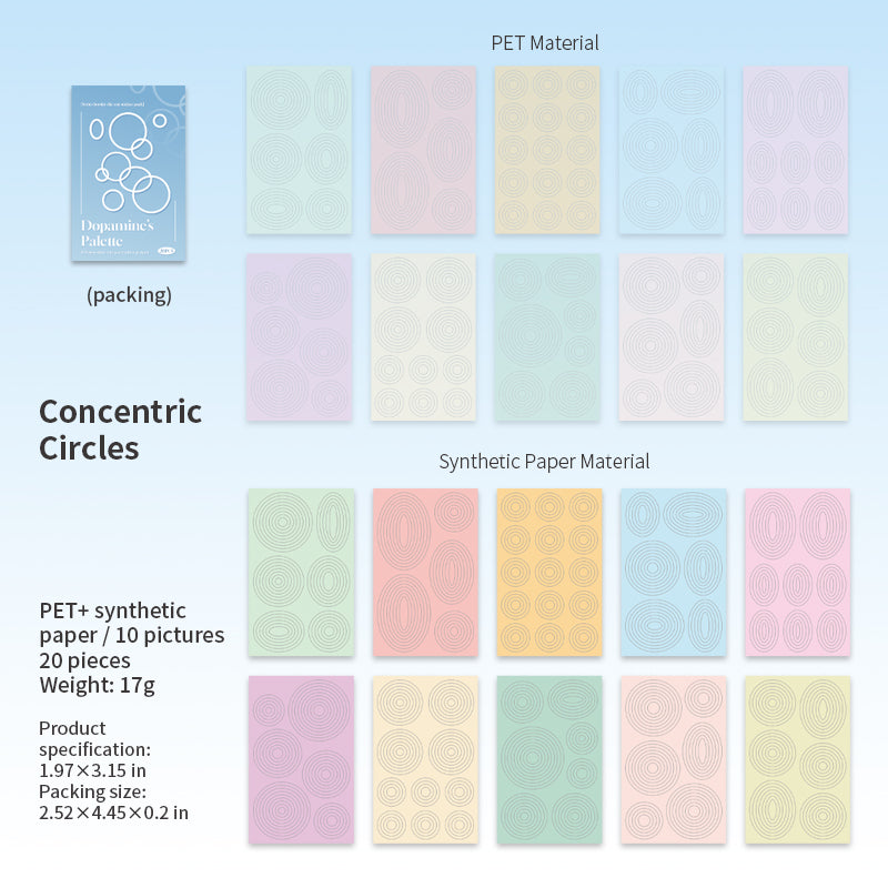 The Colors of Baudoin Border Lines Sticker