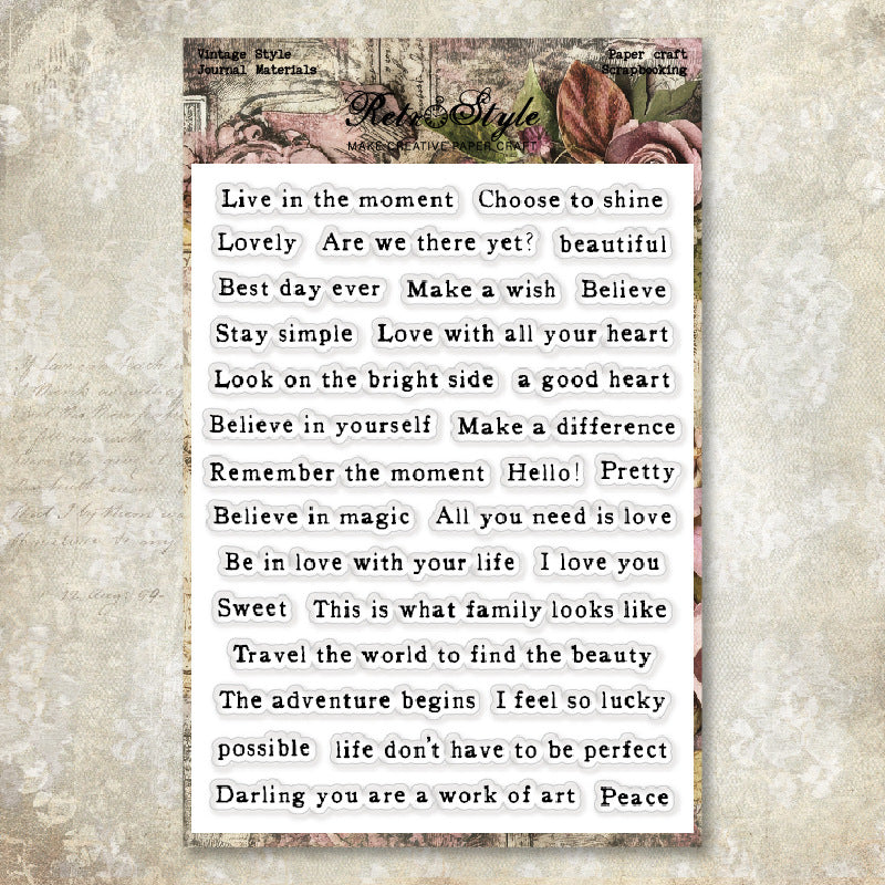 Vintage Silicone Stamp