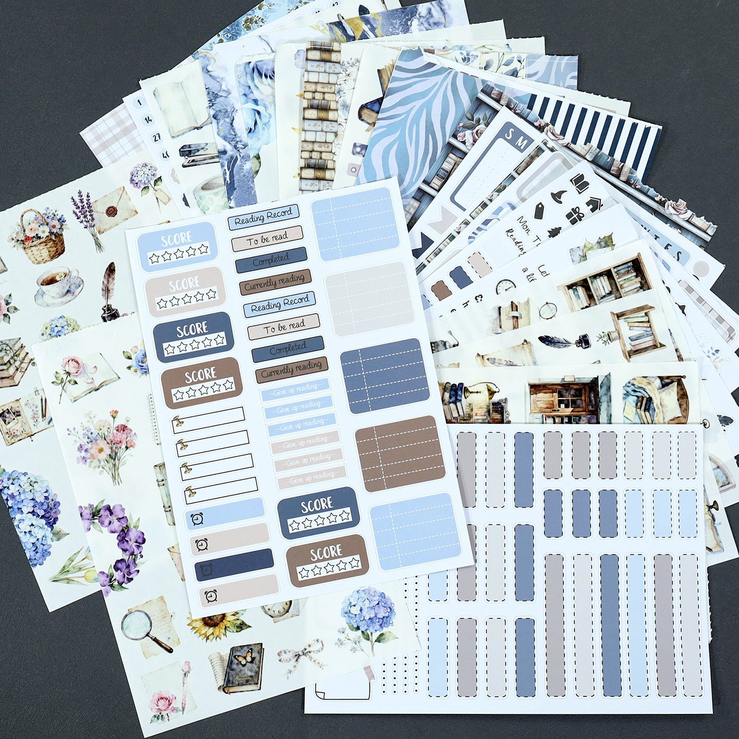 Vintage Sticker Book Vol.28 - Enjoy Reading Daily