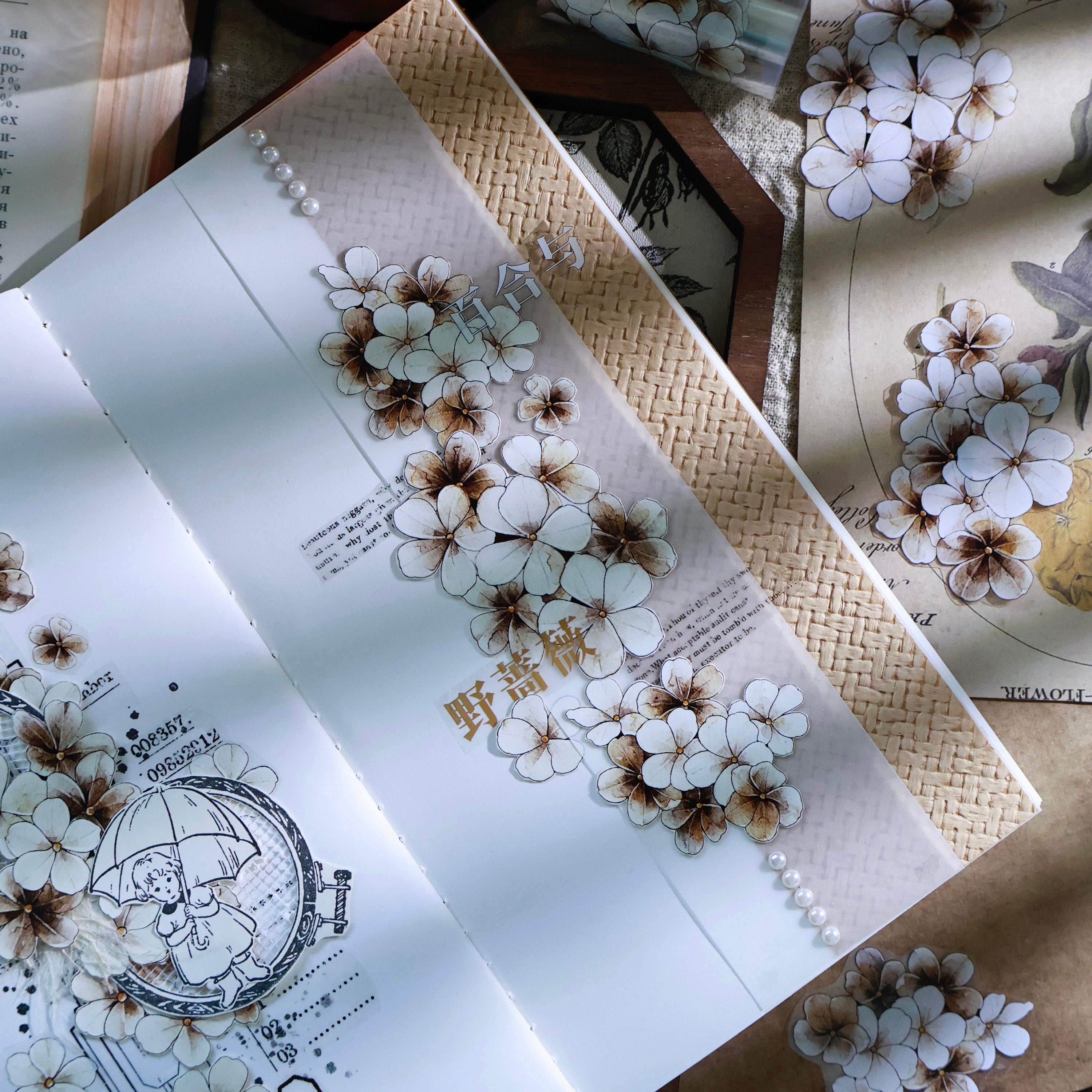 Evening Flowers Tape (5cm*100cm)