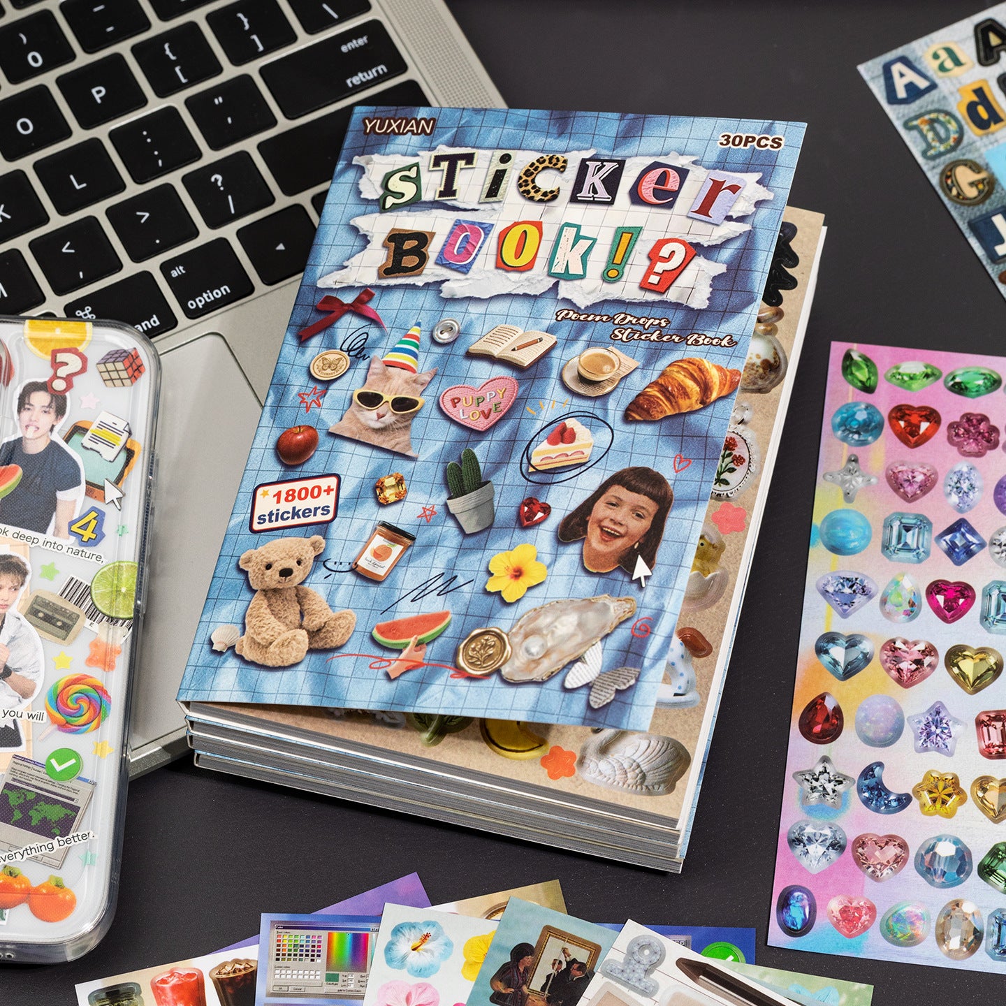 Vintage Everyday Objects Sticker Book