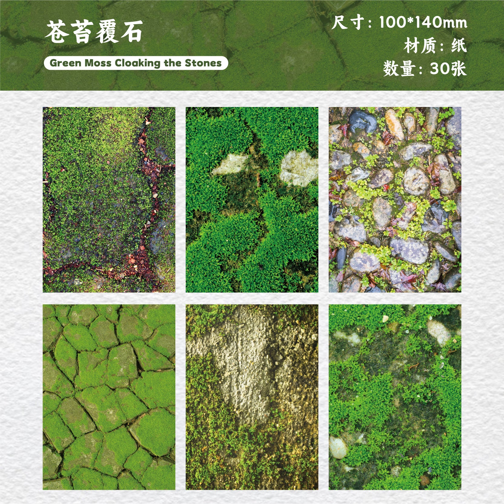 Vintage Trees Scrapbooking Paper