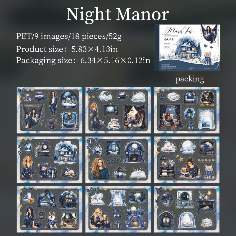 Manor Tour Sticker Book