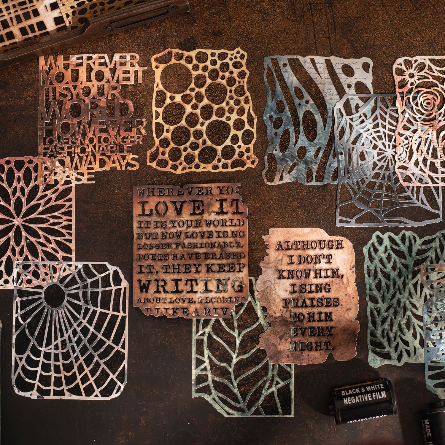 Branded Hollow-Cut Scrapbooking Paper