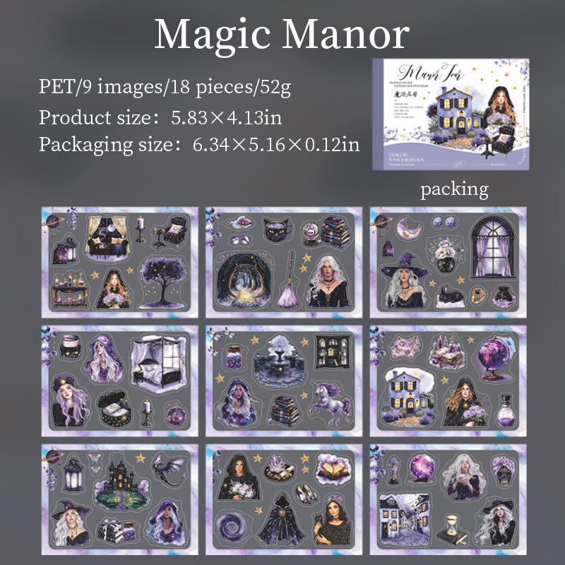 Manor Tour Sticker Book