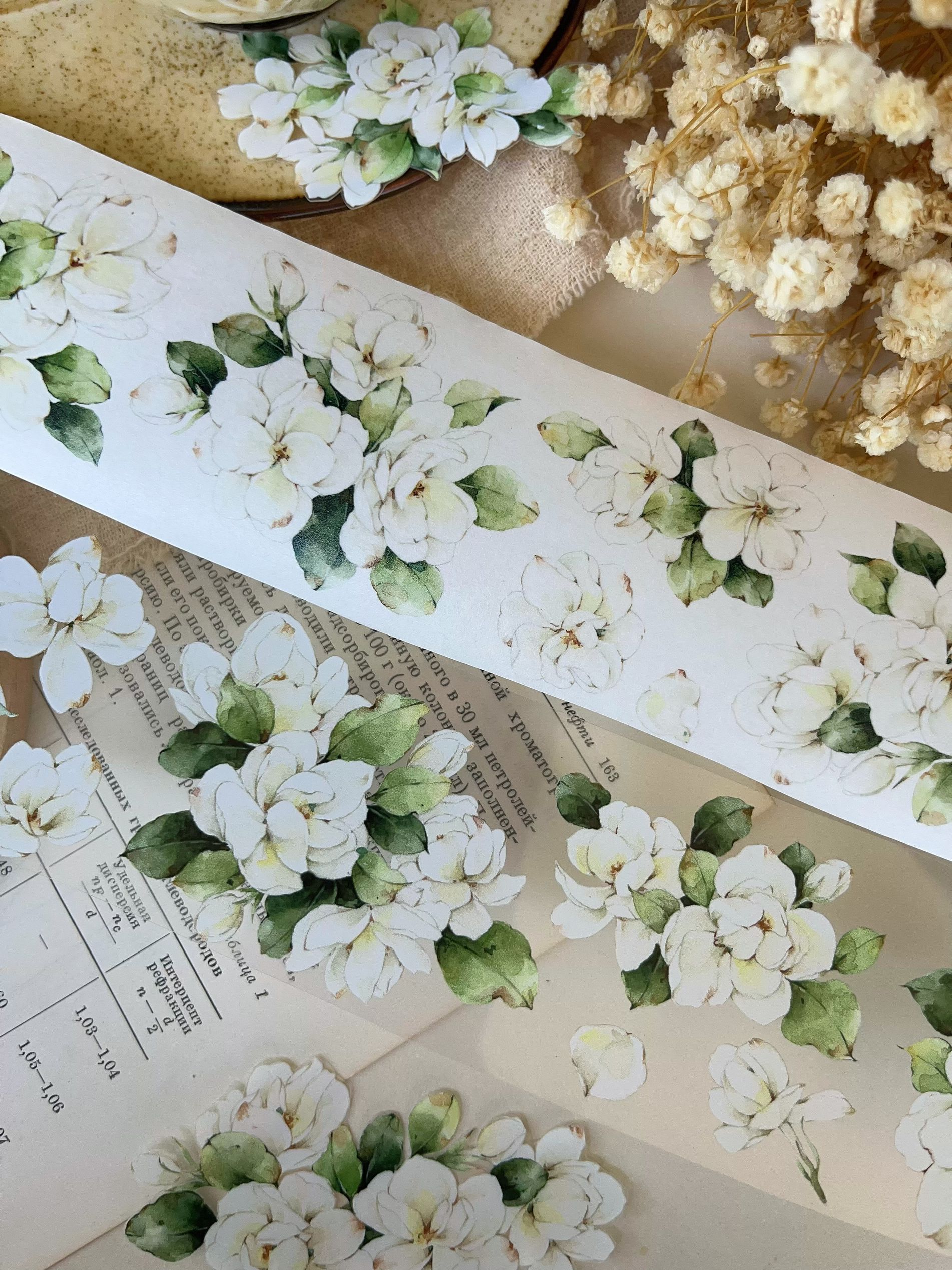 Jasmine Flowers Tape (5.5cm*120cm)