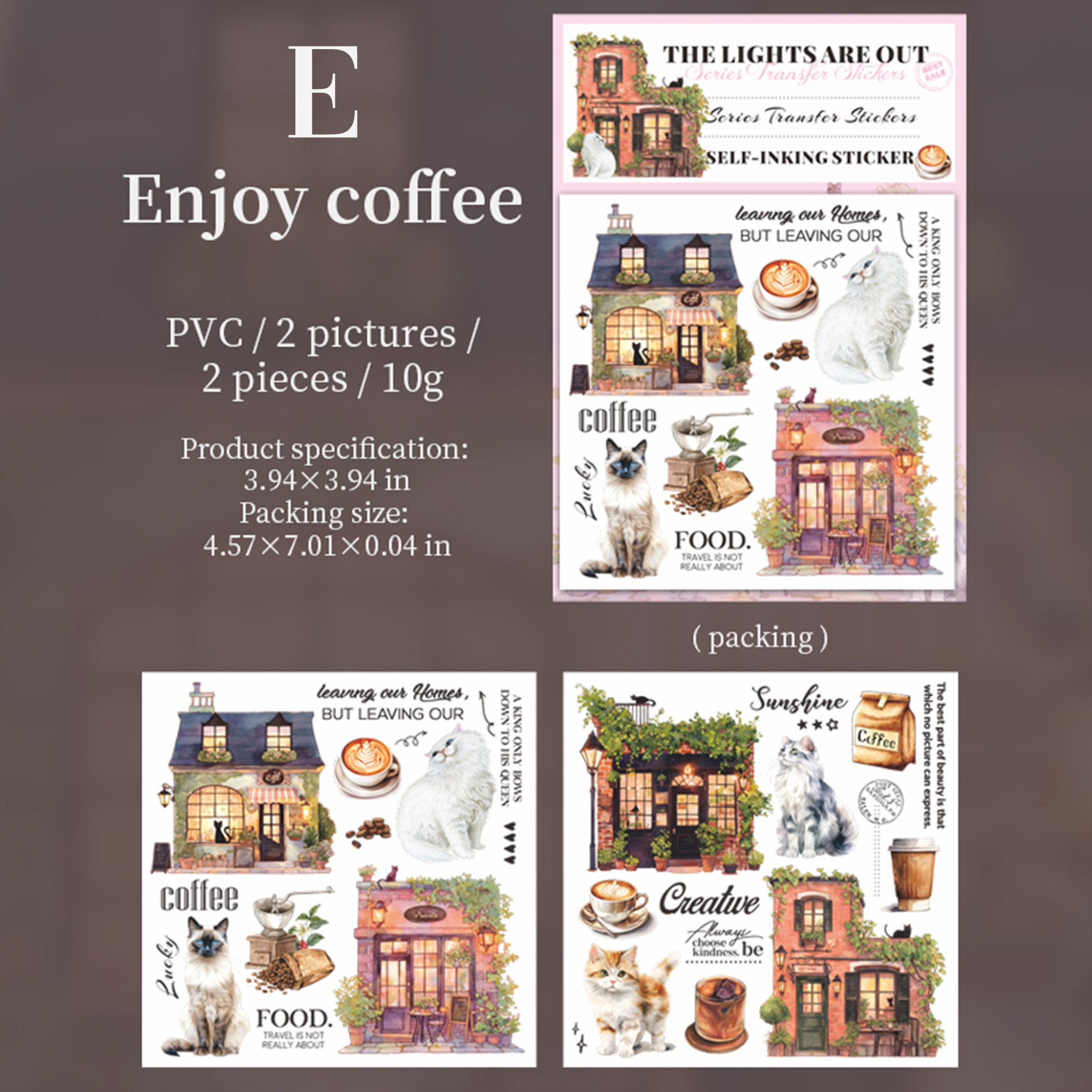 Where The Lights Are Out Transfer sticker