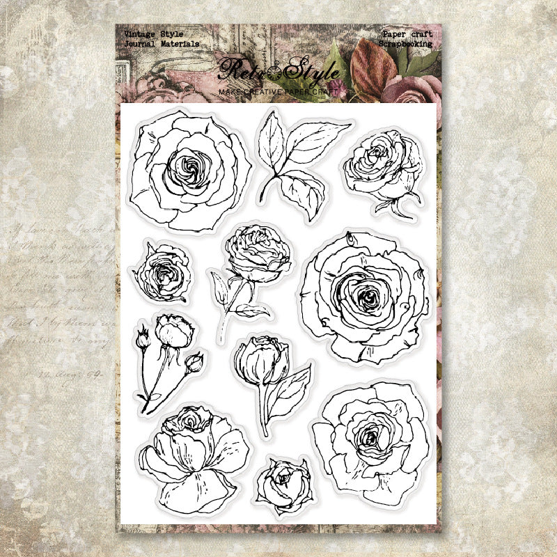 Vintage Silicone Stamp