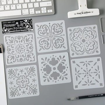Square various patterns Mask Stencil