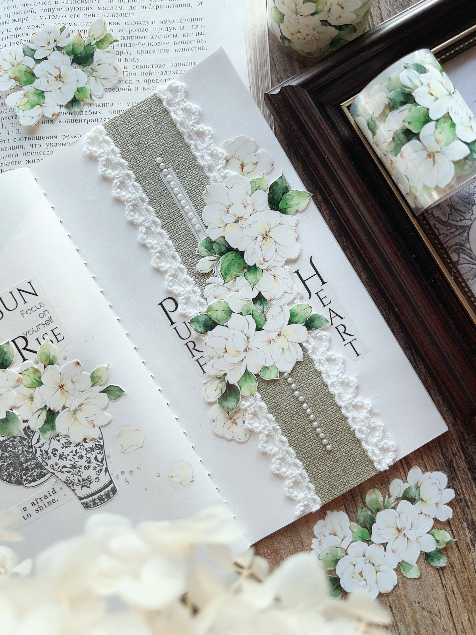 Jasmine Flowers Tape (5.5cm*120cm)