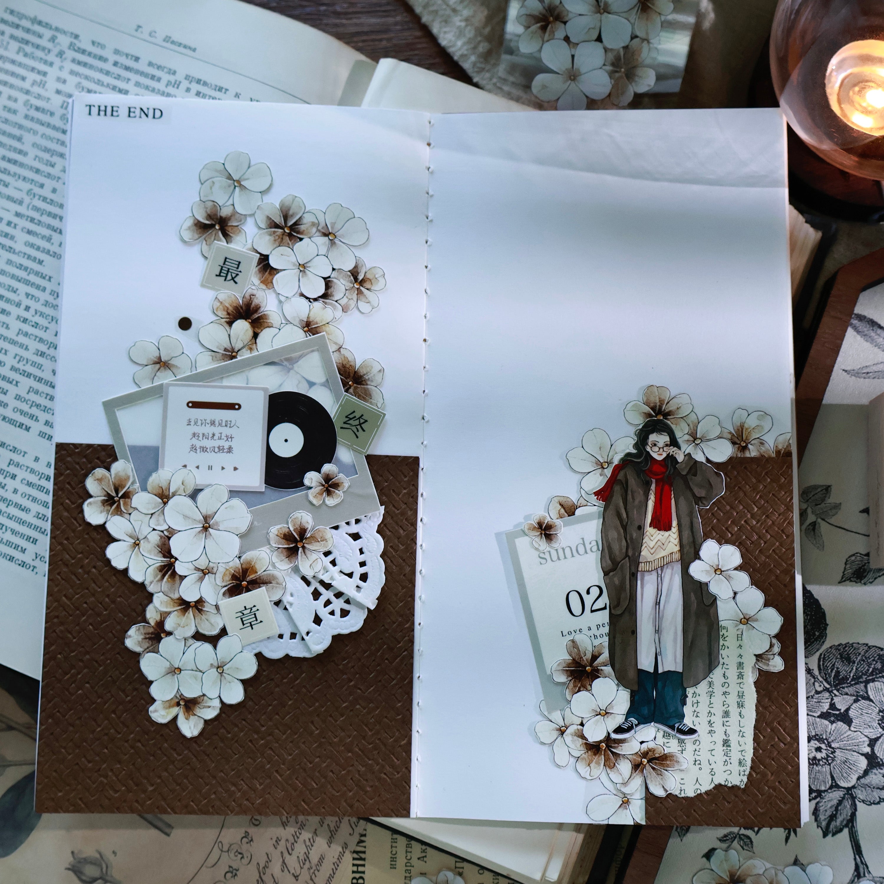 Evening Flowers Tape (5cm*100cm)