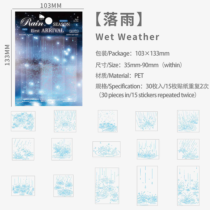 Rainy Season Sticker