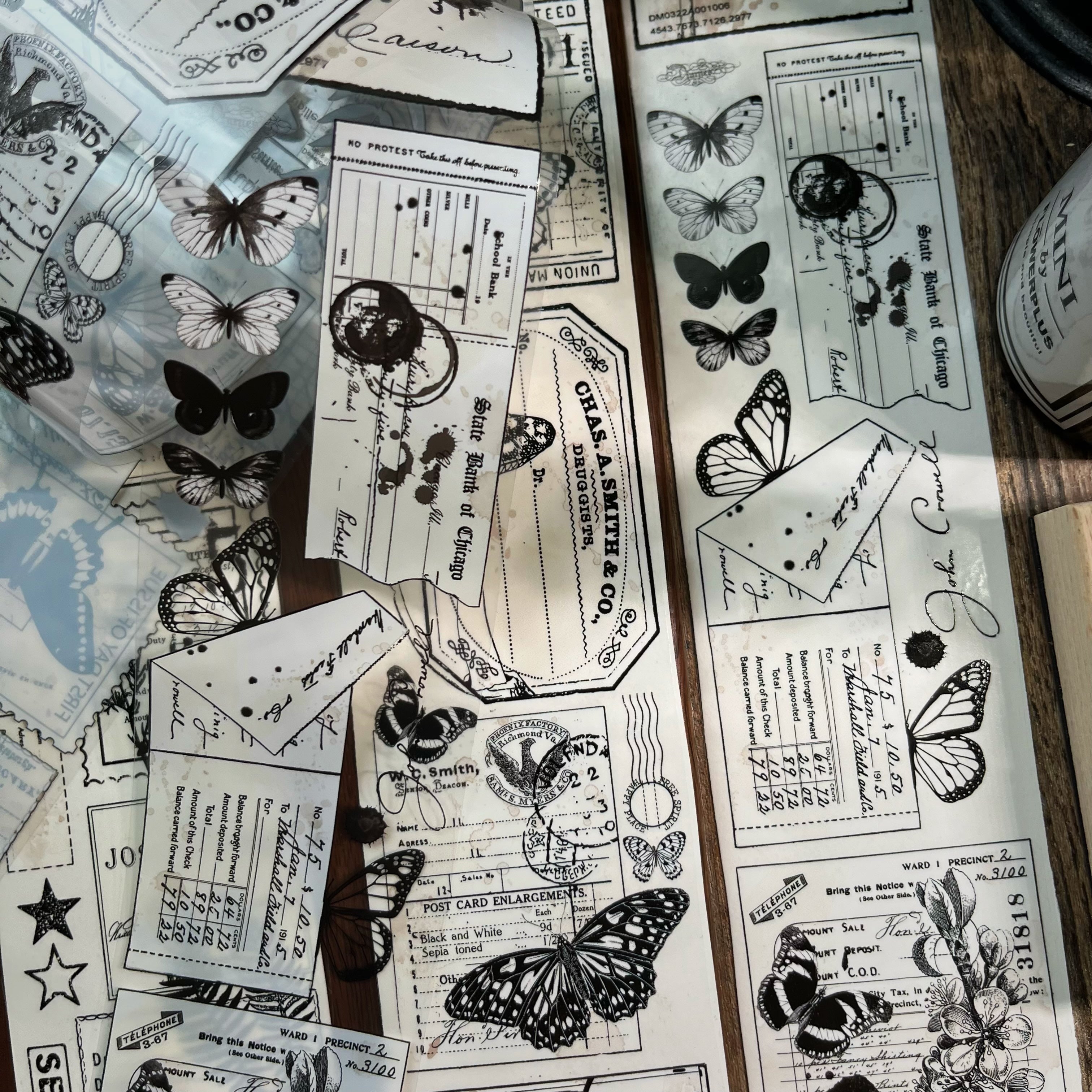 Letters and Butterflies Tape (6cm*100cm)