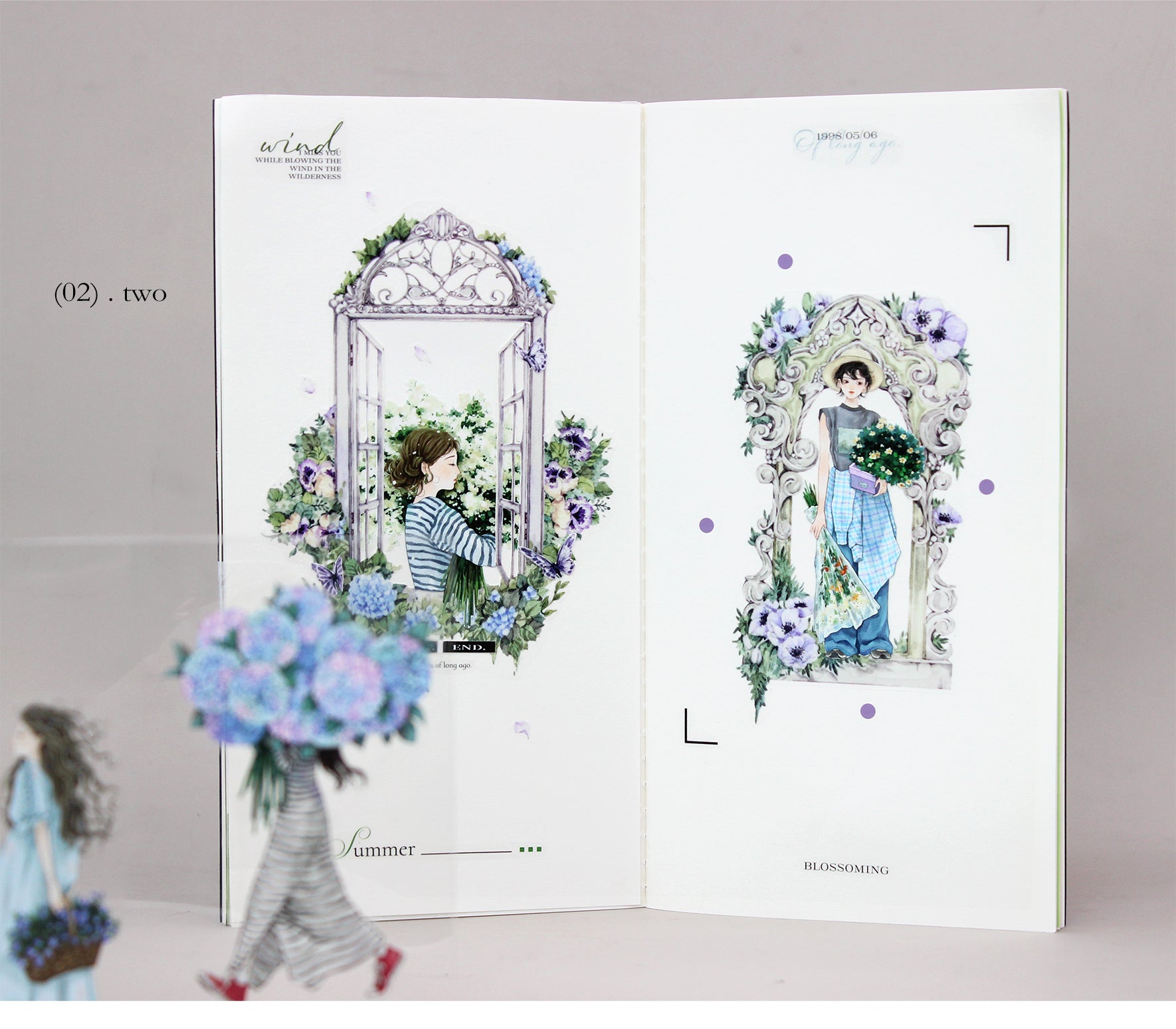 【MOOD】 Embrace Nature Character PET Tape