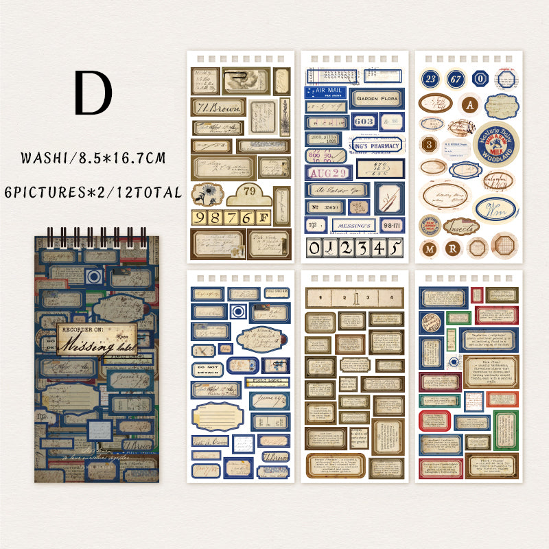 Dropped Tag Series Sticker