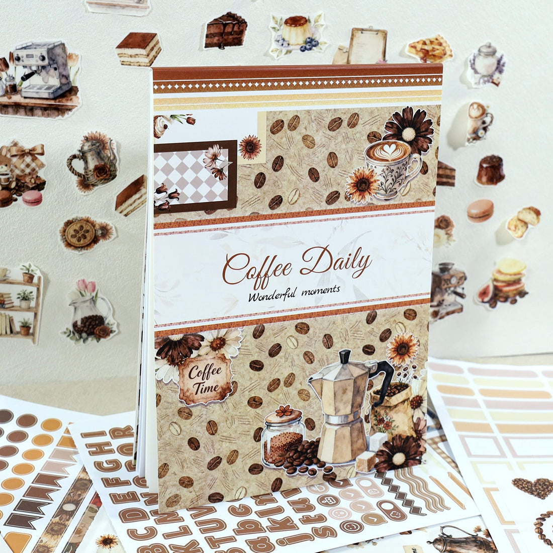 Vintage Sticker Book Vol.28 - Coffee Daily