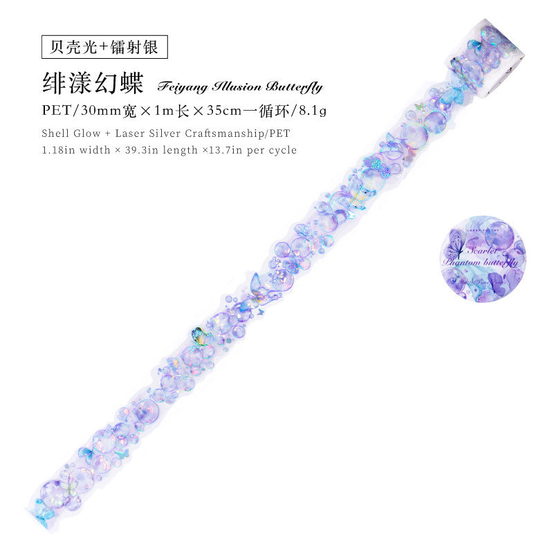 Dreamscape of Shimmering Light PET Tape