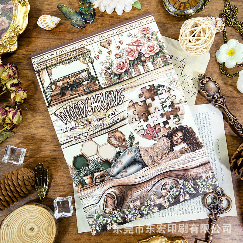 Vintage Sticker Book Vol.17