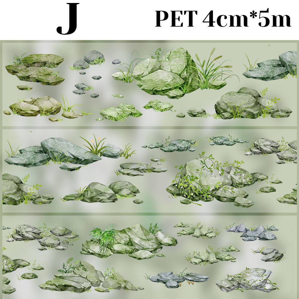 【ZERO】Roads/Walls/Floor/Steps Landscaping Tape (67 Styles) (Whole Roll Tape)