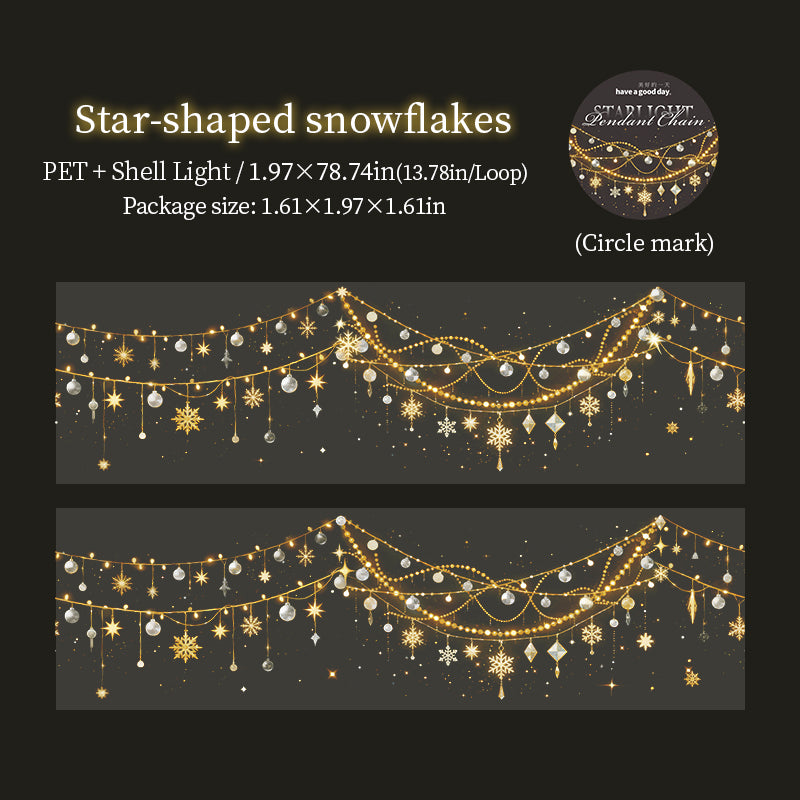 Starlight Pendant Chain PET Tape