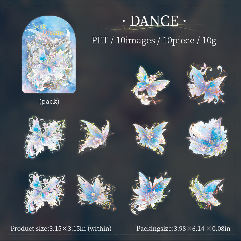 Glimmer of a Dream Starry Sky Theme PET Sticker