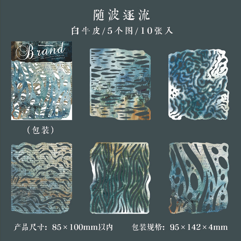 Branded Hollow-Cut Scrapbooking Paper