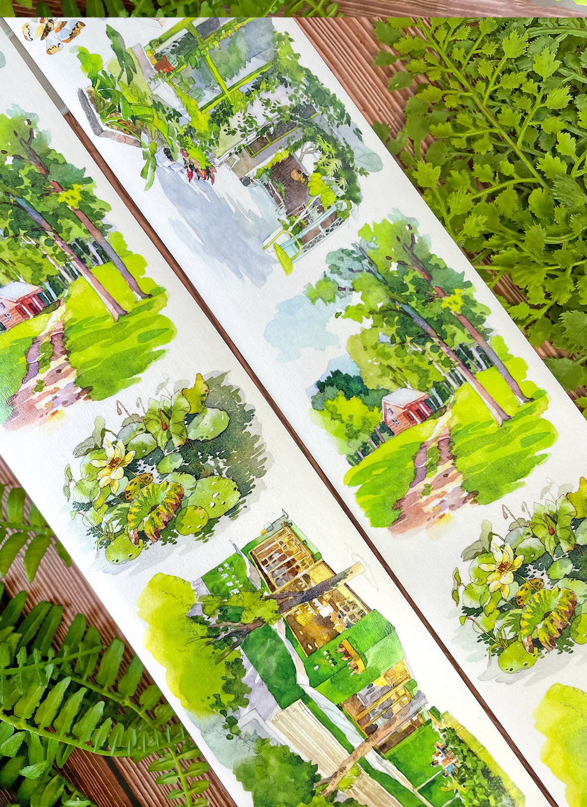 【NEW Studio】Lakeside Sketch Landscaping Tape (7cm* 125cm)