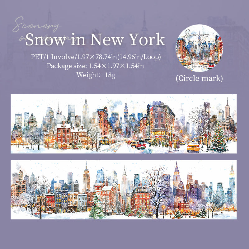 Scenery Along The Way PET Sticker