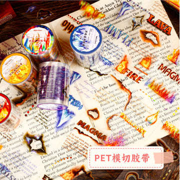 Burning Flames PET Tape