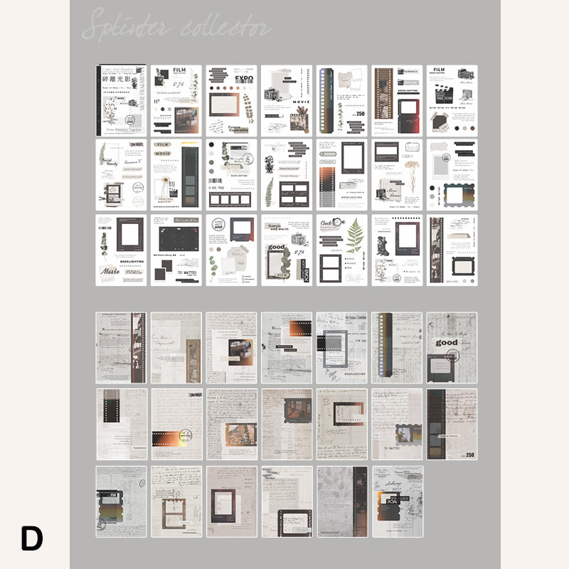 Washi-Stickerbuch 40 Blatt