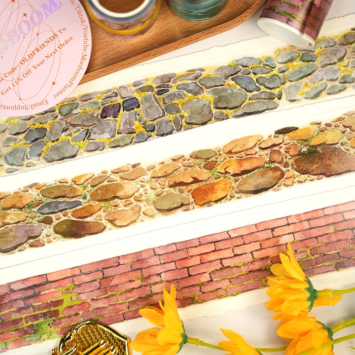 【ZERO】Roads/Walls/Floor/Steps Landscaping Tape (67 Styles) (Whole Roll Tape)