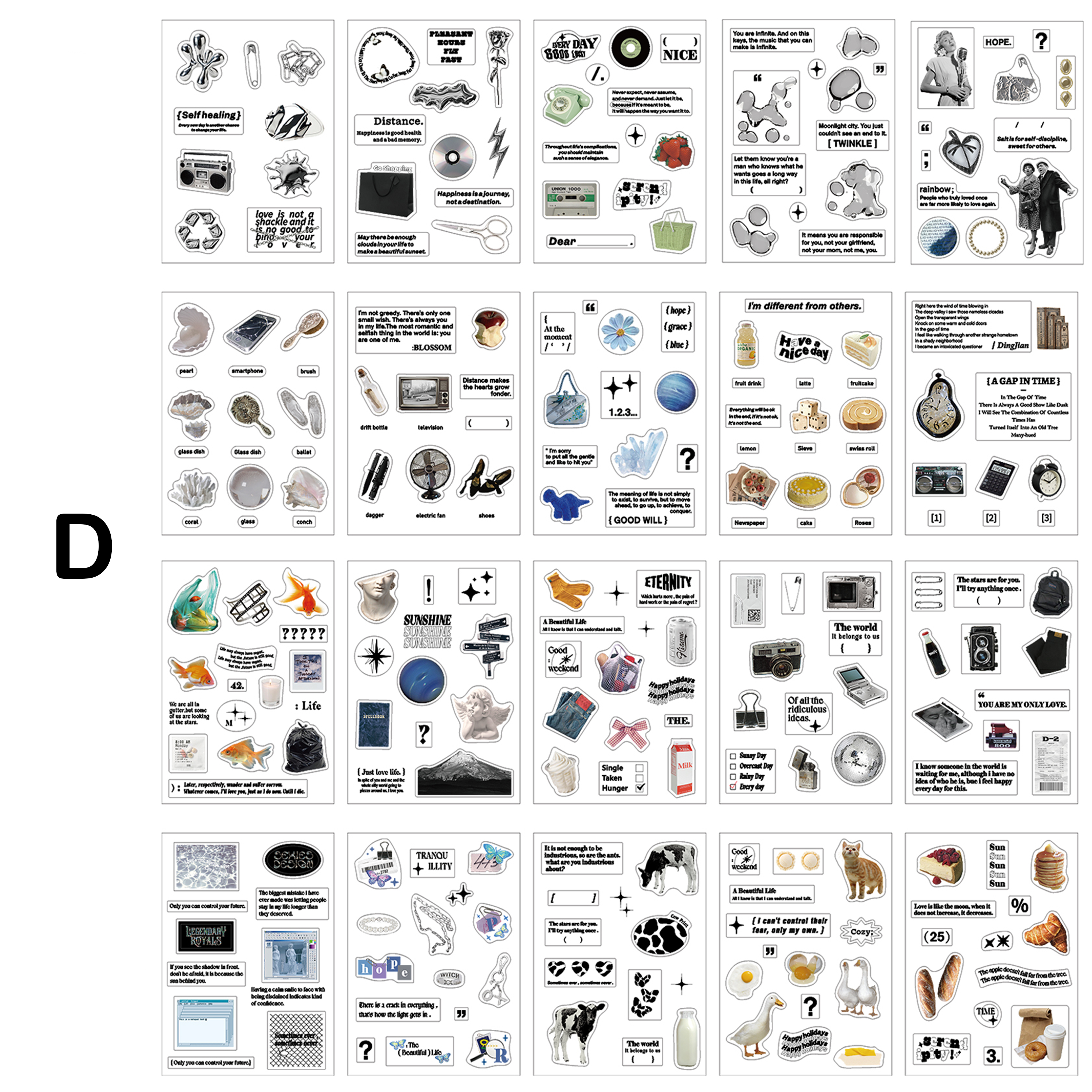 Happy Collector pre-cut PET Sticker Book